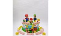 Mario and Luigi Jelly Cake from Jollee Jelly Art