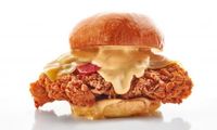 Chix Cordon Bleu Burger  from Chix Hot Chicken