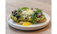 Smashed Avo & Egg Toast from South Side