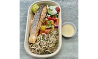 Baked Salmon Soba Box from The Salad Shop