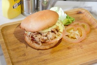 Pulled Pork Burger from Two Blur Guys