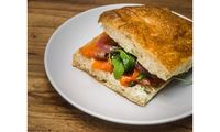 Sandwiches - Smoked Salmon Sandwich from Les Mains Deli