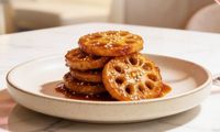 Lotus in Jaggery Caramel from The Manor by Awadh