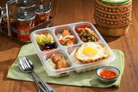 Basil Minced Chicken Bento from Pratunam