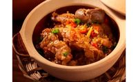 Clay Pot Rice with Braised Chicken & Lemongrass
 from Lotus Nguyen