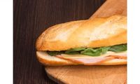 Ham & Cheese with Spinach Baguette from The Sandwich Shop