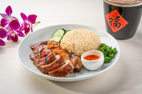 Roast Meat 2 Combo Rice (Roast Duck + Char Siew) from Chef Lup Roasted