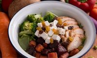 Cajun Chicken Harvest Bowl from Knead to Eat