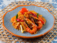 Mee Goreng with Prawn from Bailey and Patch Cafe