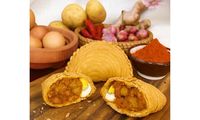 Curry Chicken Potato with Egg Puff  from Heritage Tanglin Puff