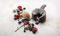Spiced Valrhona Lava Cake from Coriander Leaf