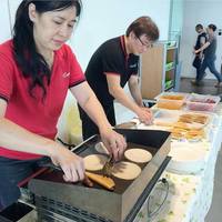 Pancake Live Station from Sunlife Durian Puffs & Pastries