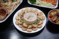Rice Crackers with Peanut Sauce - Jai Siam from Jai Siam