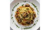 Aglio Olio Pasta- AP3 - Aglio e Olio Pasta with Mushroom from Papa J Kitchen