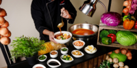 Mee Rebus Live Station from Deli Hub Catering