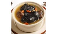 Herbal Black Chicken Soup  from He Xin & He Le