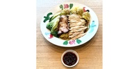 Signature Black Sauce Wanton Noodles with Shredded Chicken (Dry) from 79 Chicken Rice