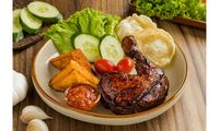 Ayam Bakar With Rice from Indo Rasa Singapore