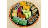 Bite Size Kueh Bamboo Platter (28 pieces) from Ollella
