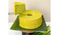 Pandan Chiffon Cake (Whole) from Ollella
