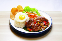 Grilled Lemongrass Beef with Rice from So Pho
