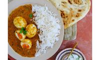 Egg Curry Combo from Zaffron Tandoori